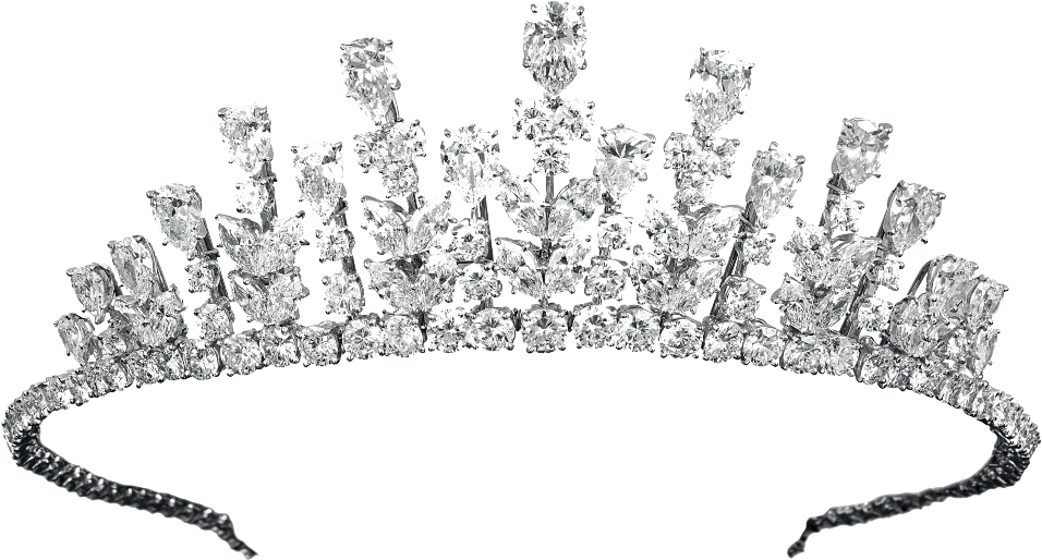 Tiara Crown Clip Art - Van Cleef And Arpels Tiara (1023x695), Png Download