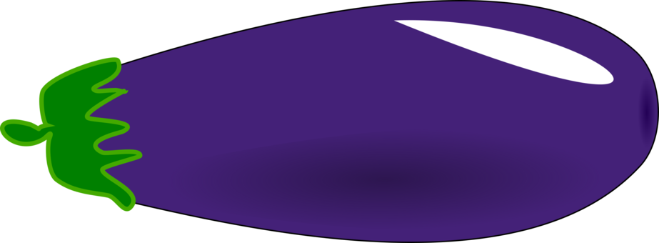 Vegetarian Cuisine Eggplant Nightshade Food Vegetable - Legume Clip Art (923x340), Png Download