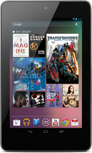 Google's Nexus 7 Tablet - Google Nexus 7 - Wi-fi - 16 Gb - 7" (810x510), Png Download