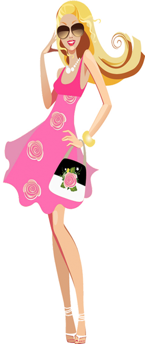 Barbie Girl Png (285x677), Png Download