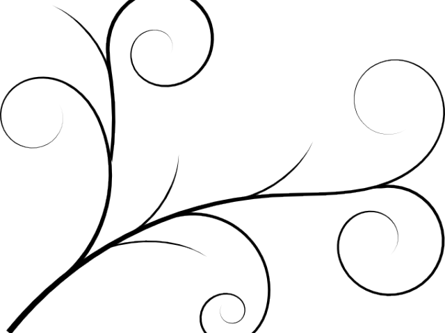 Vine Clipart Filigree - Clip Art (640x480), Png Download