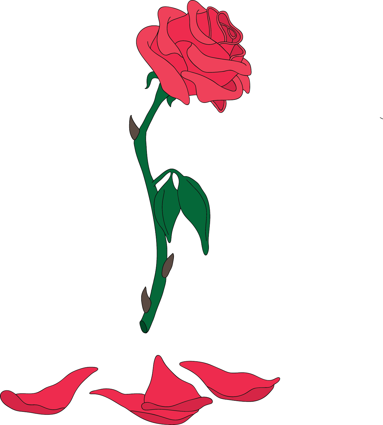 Image Free Download Youtube Animation Desktop Wallpaper - Beauty And The Beast Png (1280x1421), Png Download