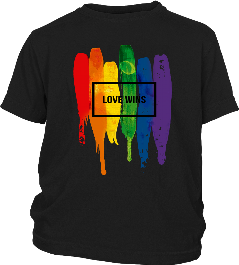 Watercolor Lgbt Love Wins Rainbow Paint Typographic - Fishing Legends Are Born In December (1024x1024), Png Download