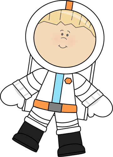 Floating Astronaut Clip Art - Cute Astronaut Clipart (360x500), Png Download