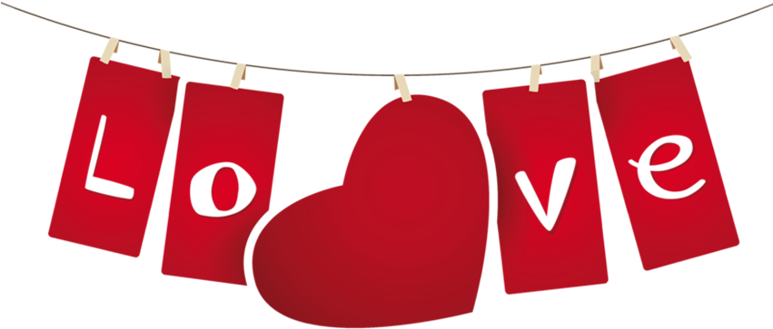 Love Vector Free Download (850x381), Png Download