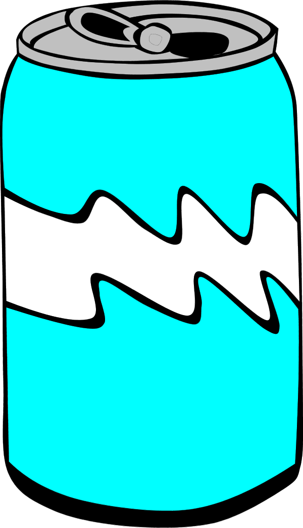 Soda Can - Soft Drink Can Clip Art (600x1044), Png Download