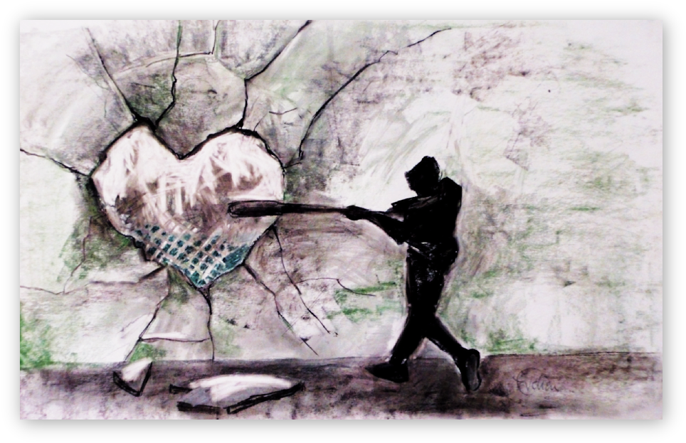 In June Of 2000 In A Little Church In Marlborough, - Painting (979x638), Png Download