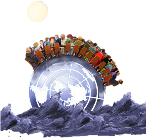 Png Stock The Effect Of Climate Change In France - Caricature (500x597), Png Download