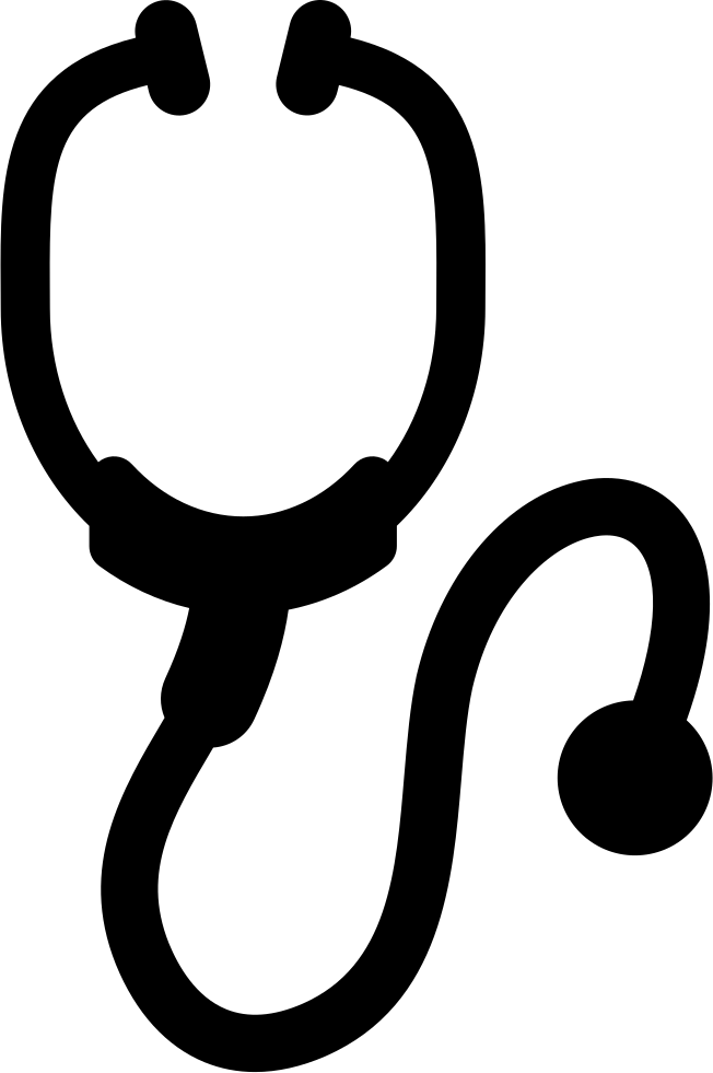 Png File - Stethoscope Svg Free (652x981), Png Download