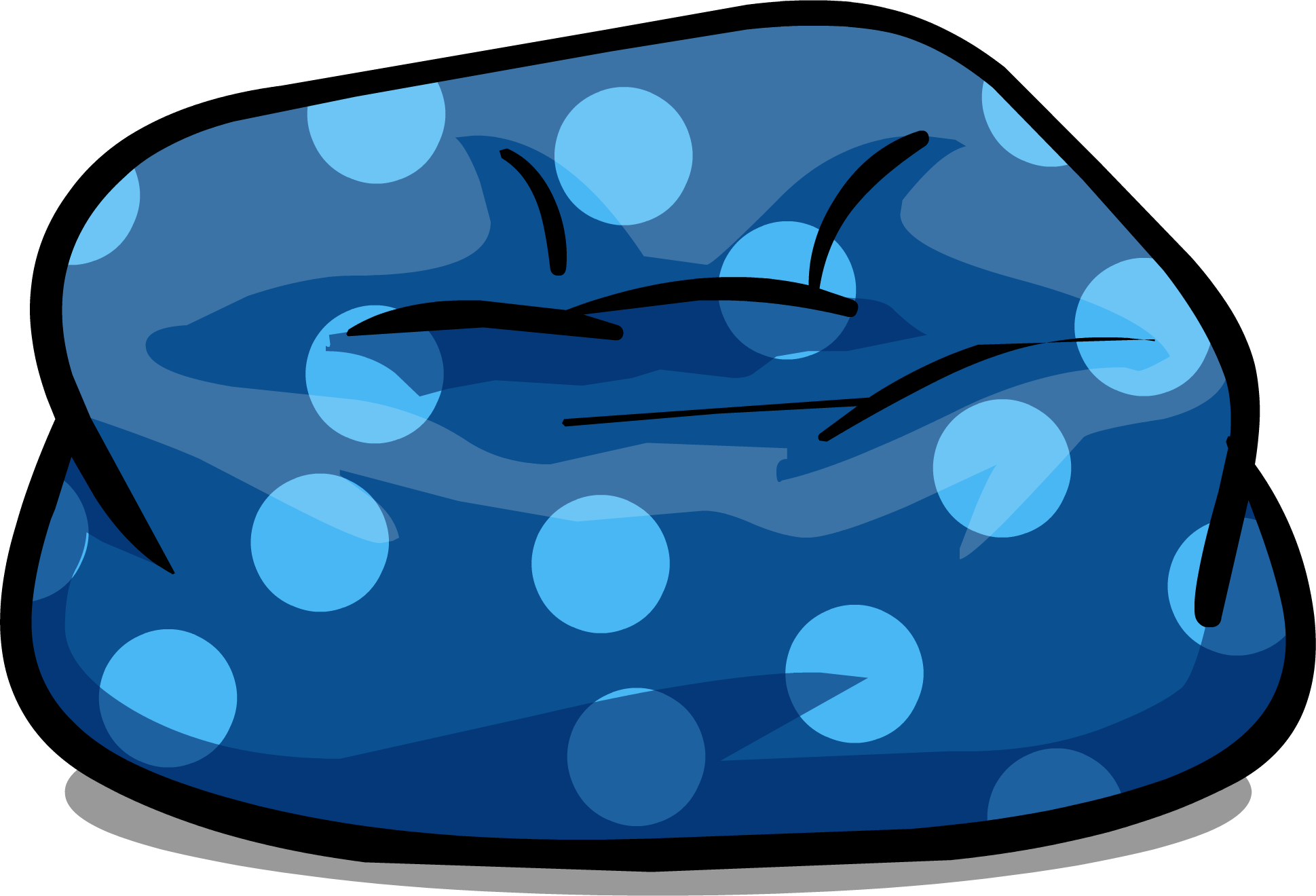 Custom Furniture - Bean Bag Clip Art (1939x1320), Png Download