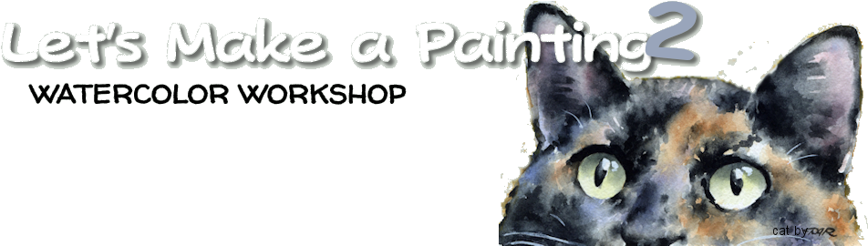 Let's Make A Painting - Tortie Cat Art Print Signed By Artist Dj Rogers (1050x273), Png Download