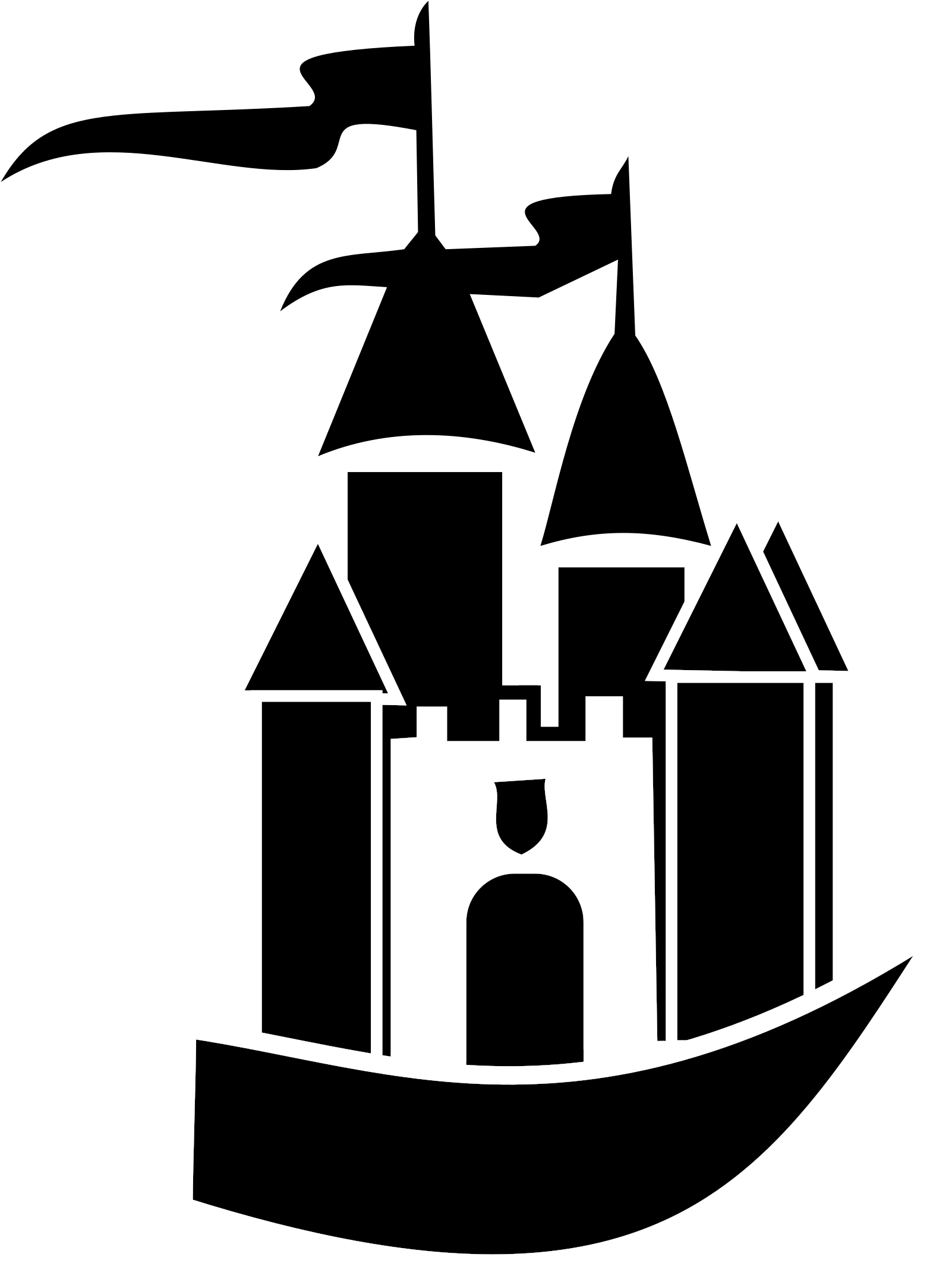 Castle Clipart Vector - Castle Clipart (1697x2400), Png Download