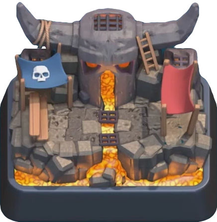Arena 5 Apenas Png E Render Clash Royales - Pekka S Playhouse Clash Royale (436x447), Png Download