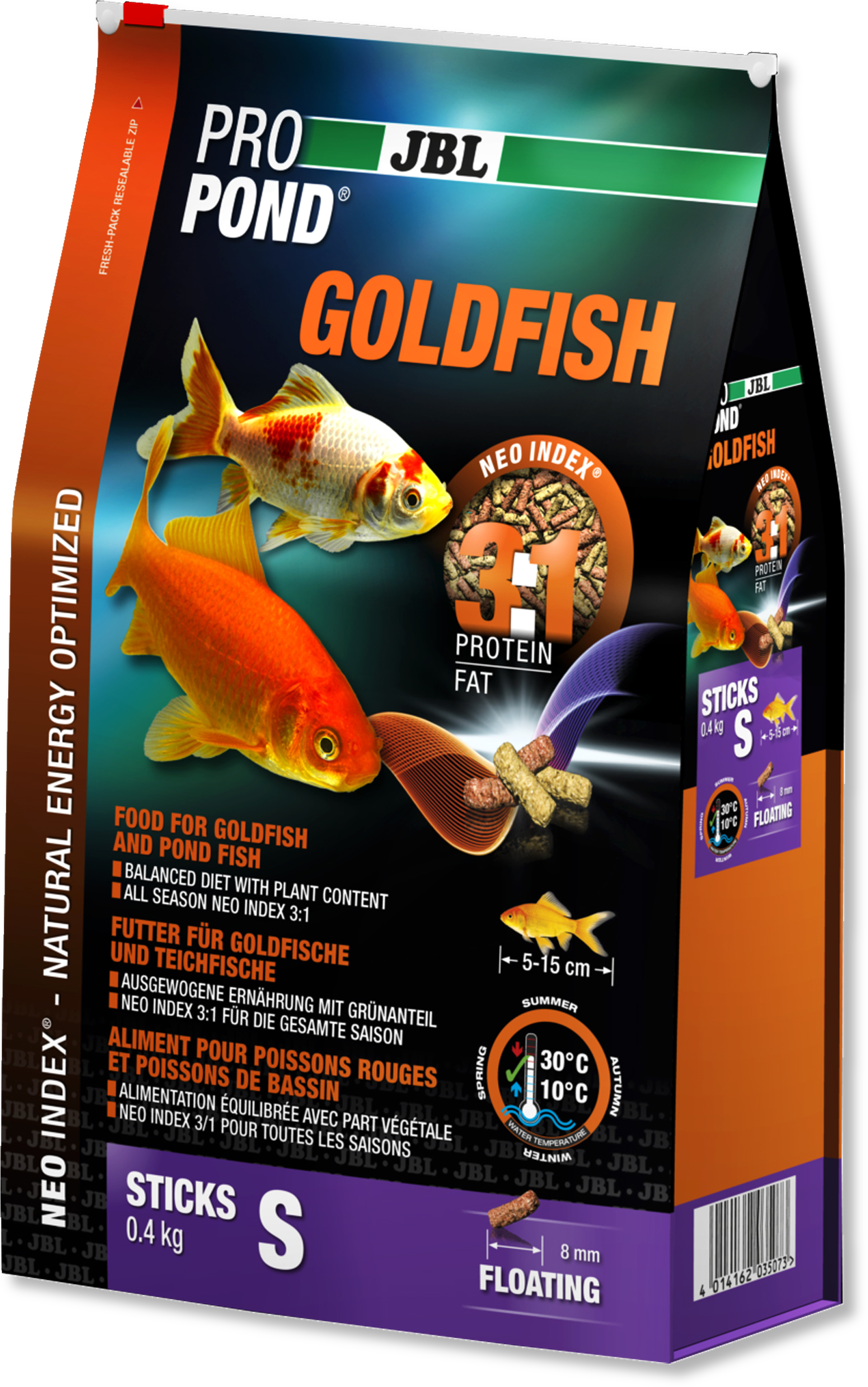 <img H137/68837 " Alt=""> - Jbl Propond Goldfish M 1.7kg (1940x3098), Png Download