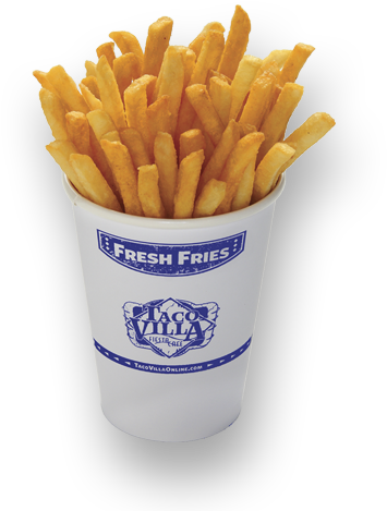Fries & Sides - Taco Villa (438x480), Png Download
