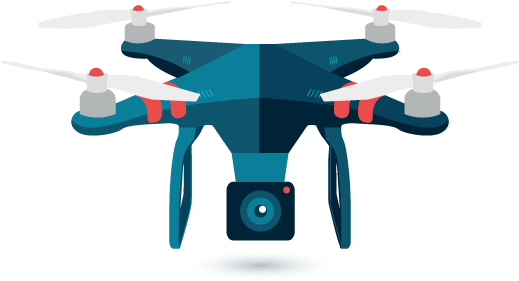 3 - Flight - Drone Png (600x289), Png Download