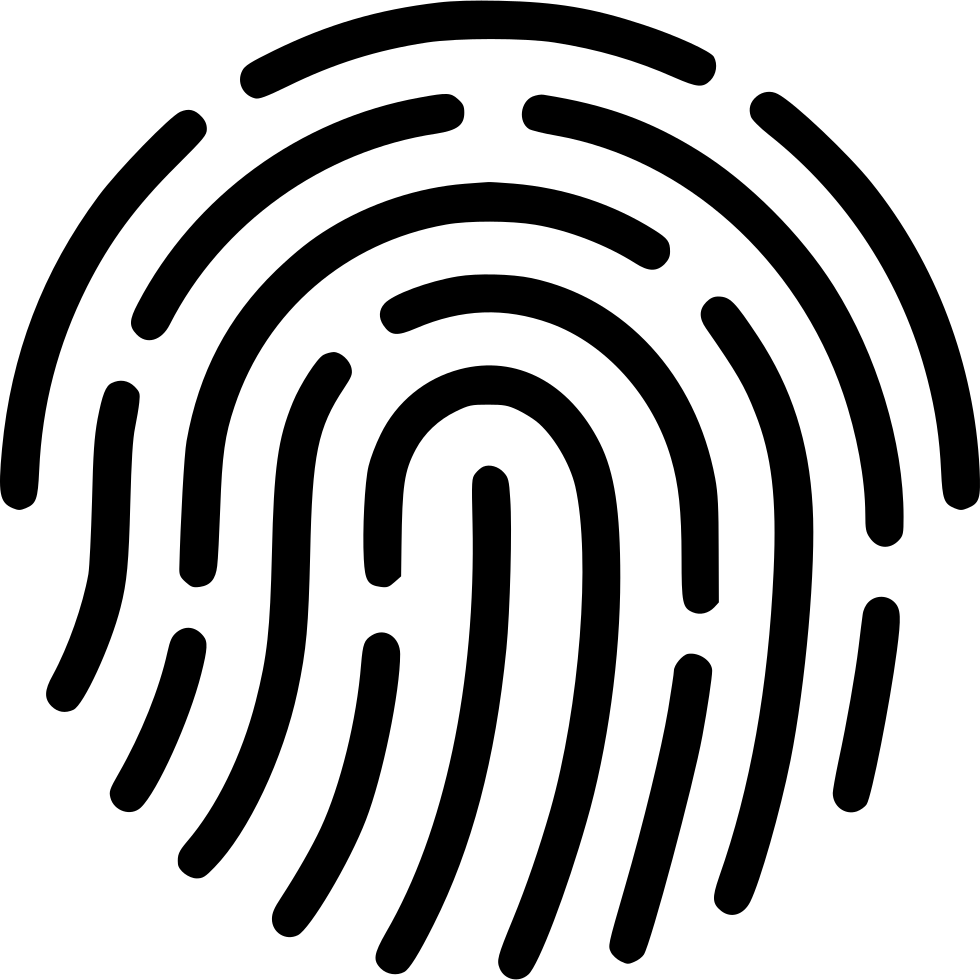 Fingerprint Comments Phone With Fingerprint Icon Png Full Size Png Download Seekpng