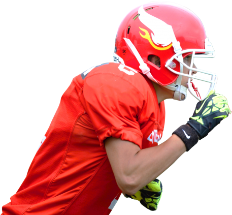 American Football Player Png Image - American Football (500x442), Png Download