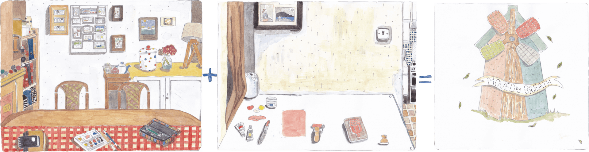 Moved By Breath - Printing (1920x498), Png Download