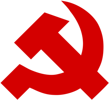 Soviet Union Hammer And Sickle Communism - Simple Hammer And Sickle (369x340), Png Download