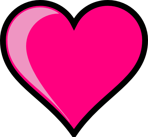 Light Pink Heart Clipart Pink Heart Clipart Png M21ej0 - Transparent Background Heart Clipart (600x557), Png Download
