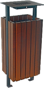 Quattro 860 Euroform W - Cestini Per Rifiuti In Legno (550x460), Png Download