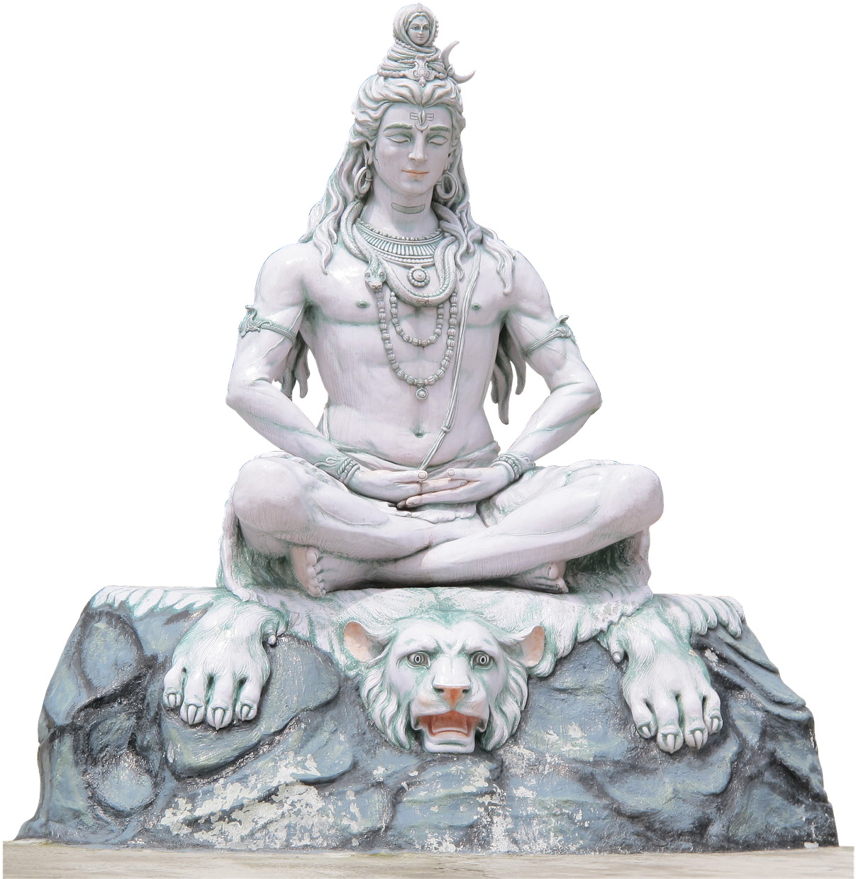 Message On Maha Shivratri - Uttarakhand Shiva Statue Height (1280x1264), Png Download