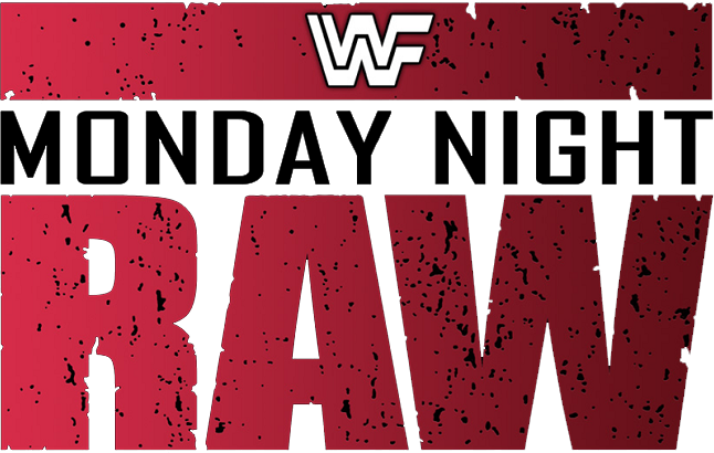 Wwf Monday Night Raw - Monday Night Raw Logo 1993 (646x410), Png Download