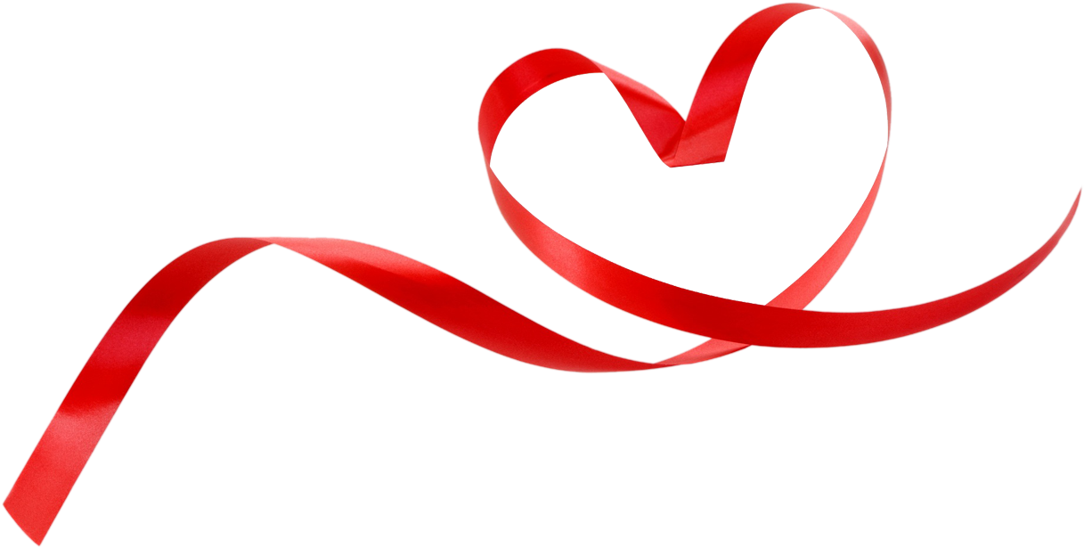 Heart Png Images With Transparent Background - Ribbon Heart (1280x800), Png Download