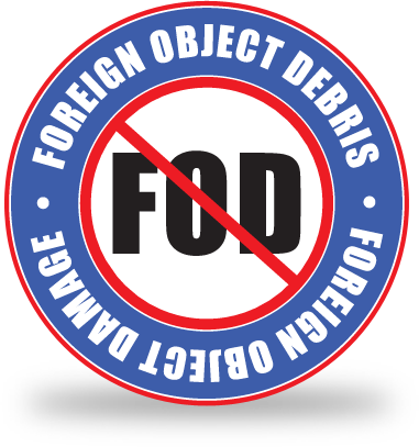 Foreign Object Debris Logo (381x407), Png Download