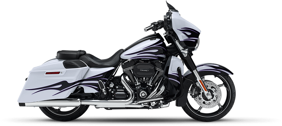 2016 Cvo Street Glide Black White - 2017 Screamin Eagle Street Glide (1200x700), Png Download