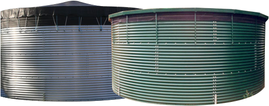 Galvanised Steel Tanks - Metal (540x280), Png Download