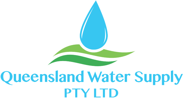 Queensland Water Supply Logo Portrait - Queensland (635x342), Png Download