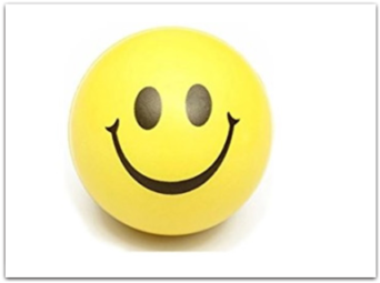 Smiley Face Squeeze Ball (ships Only Within Usa) - Smiley Face Exercise Stress Relievers Squeeze Ball (400x400), Png Download