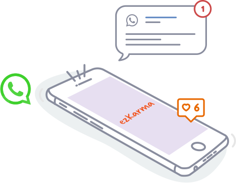 A Sample Whatsapp Share Can Turn Someone's Life Around - Mobile Phone (479x373), Png Download