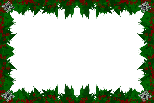 Christmas Border,xmas,merry Christmas,frame,photo Frame,border,scrapbook - Christmas Day (500x333), Png Download