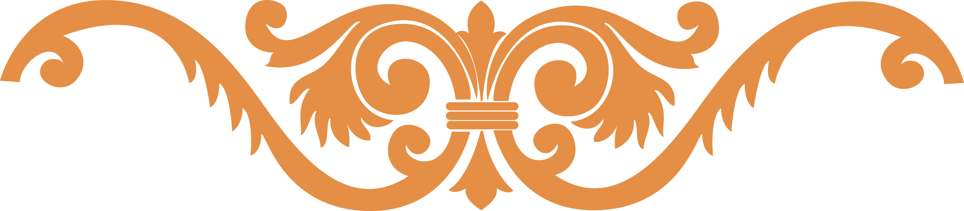 Indian Border Motifs Png (3074x673), Png Download