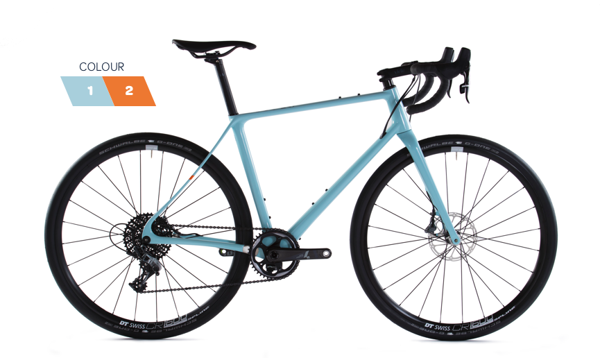 Light Blue With Orange - Canyon Inflite Al 6.0 (865x516), Png Download