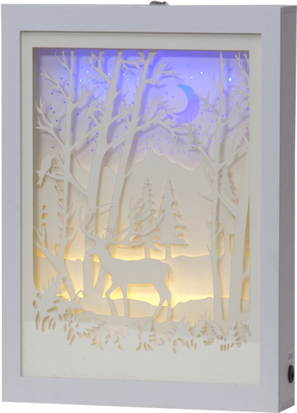 Indoor Decoration Scenery - Sonstige Led-bild Scenery (600x600), Png Download