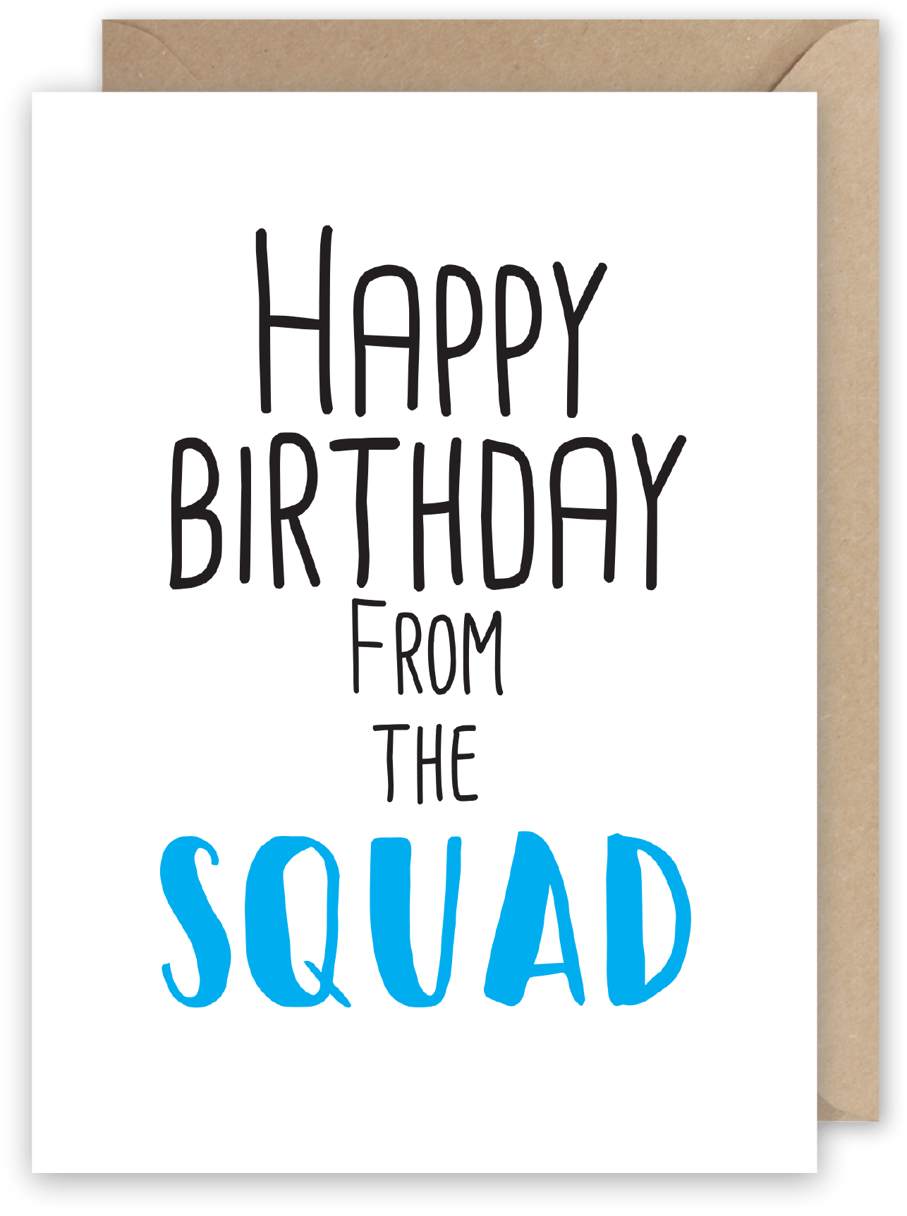 Happy Birthday From The Squad - Chicken Nugget Birthday Card (1320x1753), Png Download