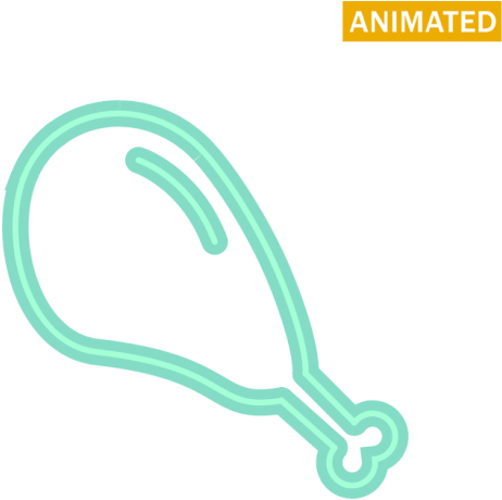 Chicken - Illustration (548x548), Png Download