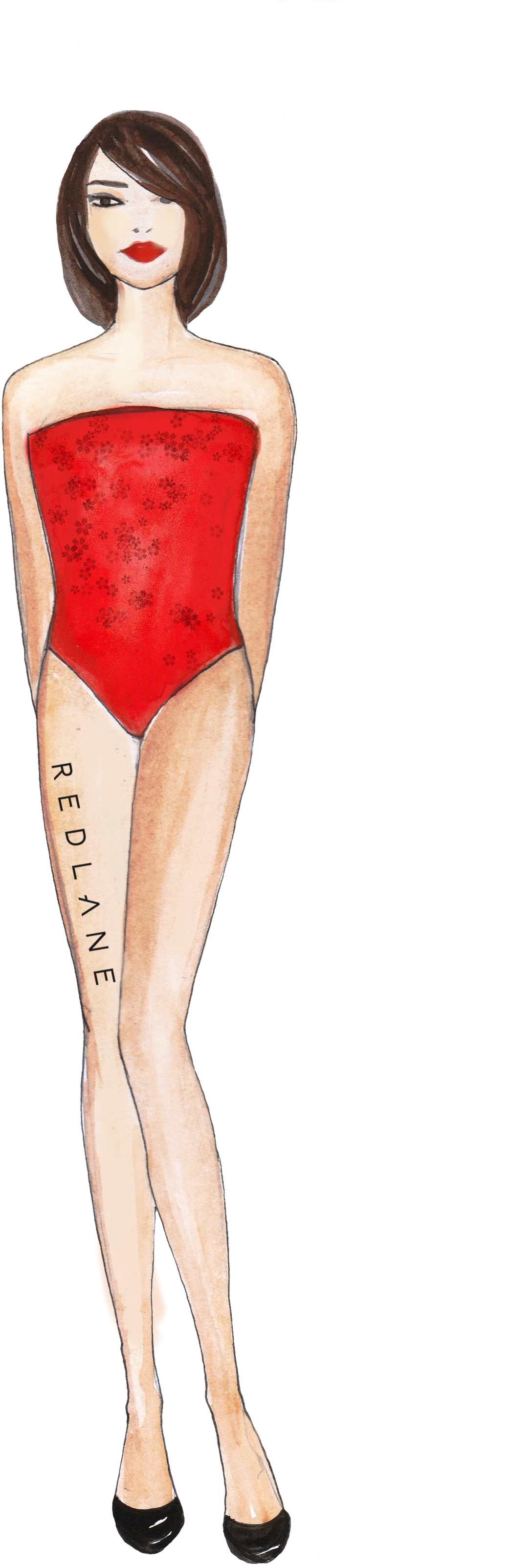 Strawberry - Strawberry Body Shape (1413x3285), Png Download