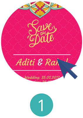 Customize Online And Download E-card Within Minutes - Circle (300x430), Png Download