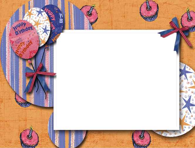 Birthday Collage Frame High Quality Png - Frames For Happy Birthday (665x505), Png Download