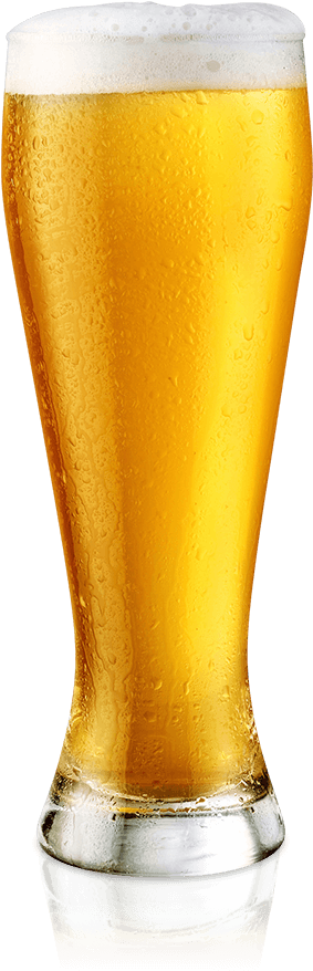 Standard Drinks - Glass Of Beer (540x1154), Png Download