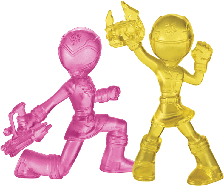Bandai Power Rangers Clear 2" Figures - Power Rangers (800x800), Png Download