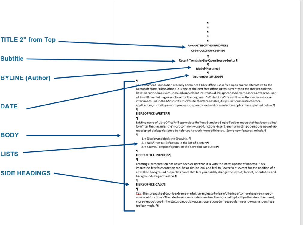 Business Report Example - Business (1024x752), Png Download