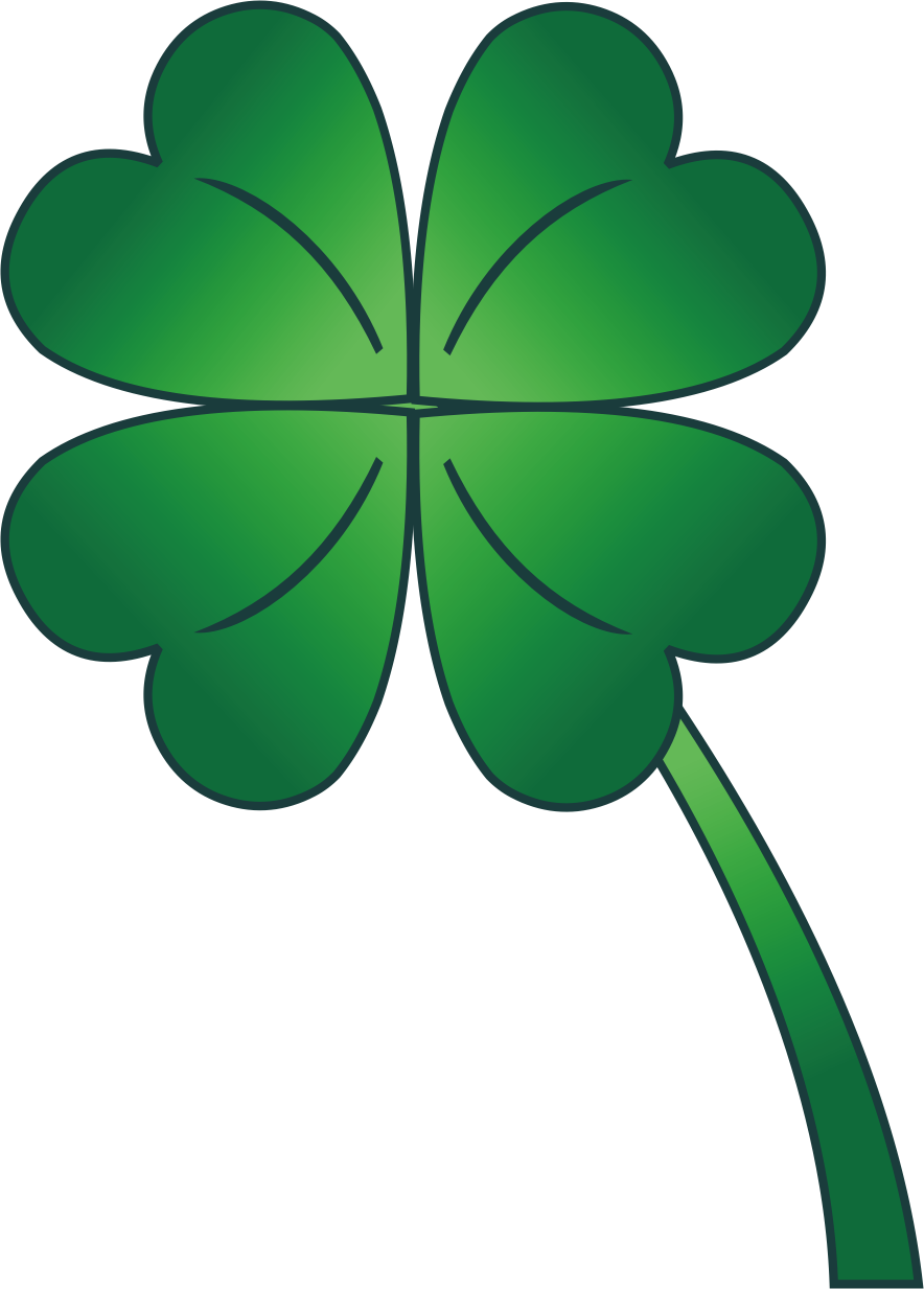 Download Pngwebpjpg - - 4 Leaf Clover Png (884x1233), Png Download