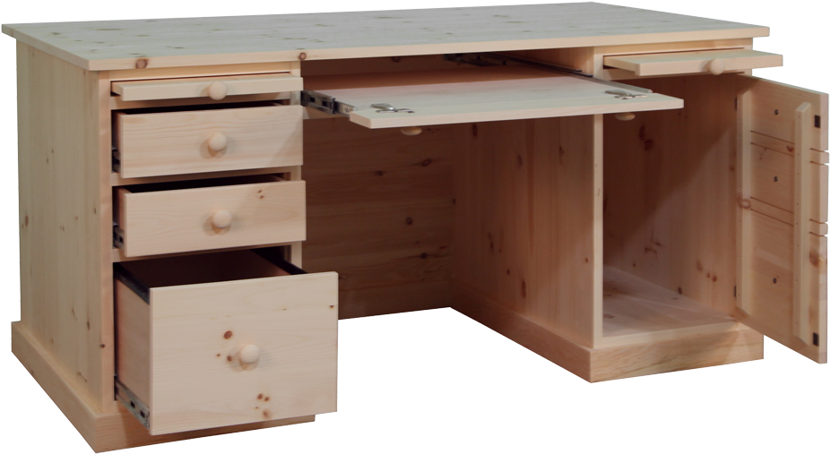 Cottage Classic Computer Desk - Computer Desk (1000x554), Png Download