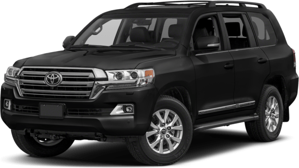 Land Cruiser - Land Cruiser 2018 Black (589x332), Png Download